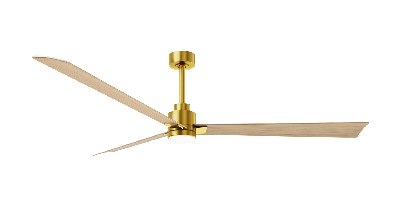 Brushed Brass 72" Ceiling Fan from the Alessandra - LK Collection