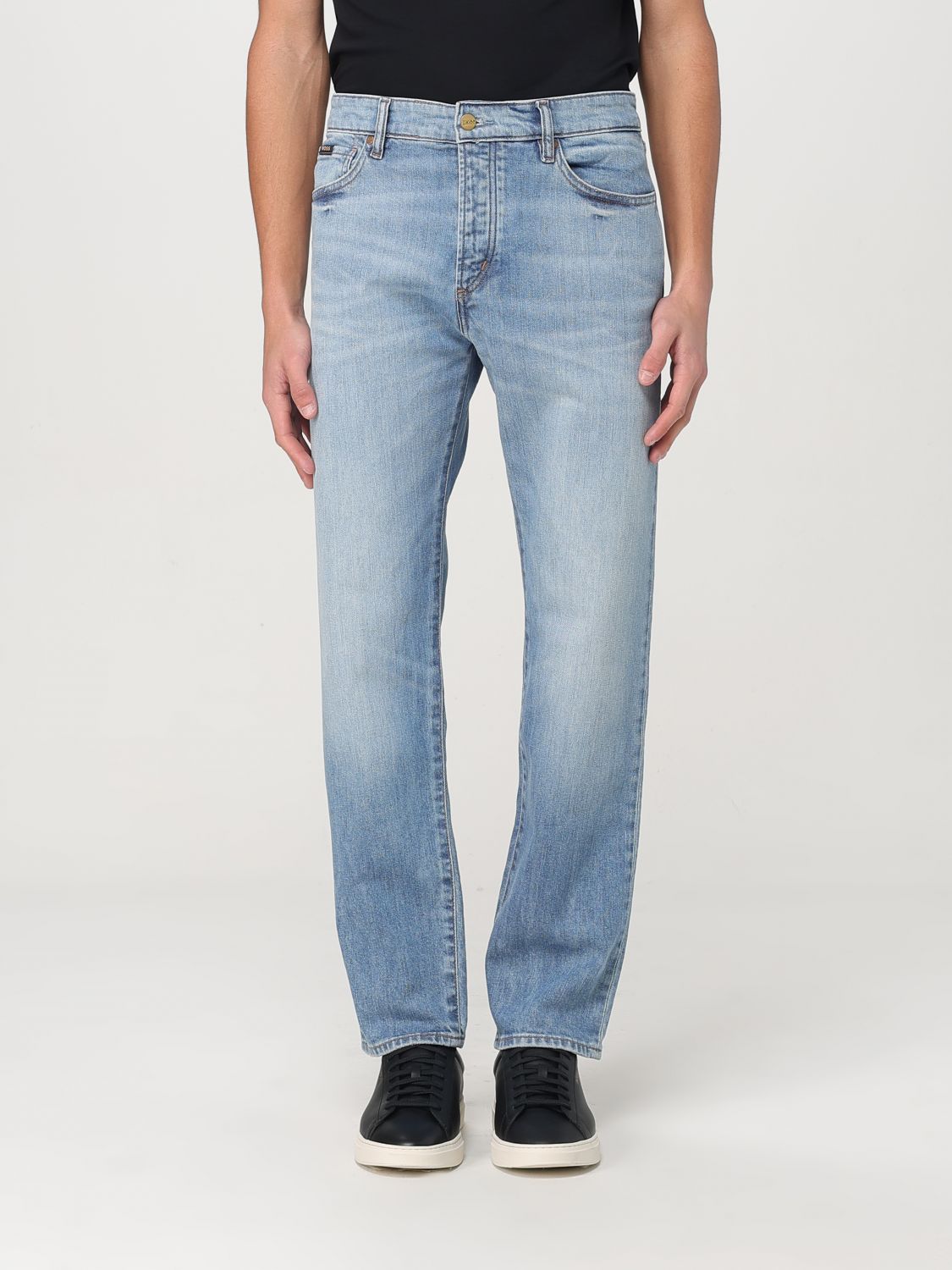 Jeans Men color Stone Washed