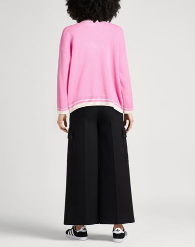 Woman Cardigan Pink Size L Wool, Cashmere