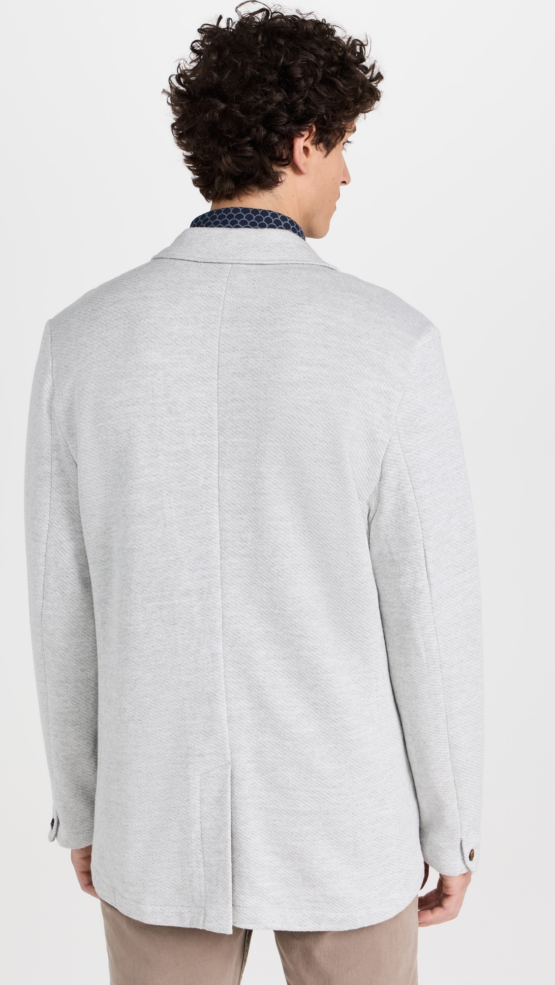Inlet Knit Blazer Heather Grey