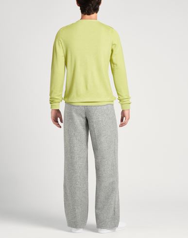 Man Sweater Light green Size 36 Virgin Wool
