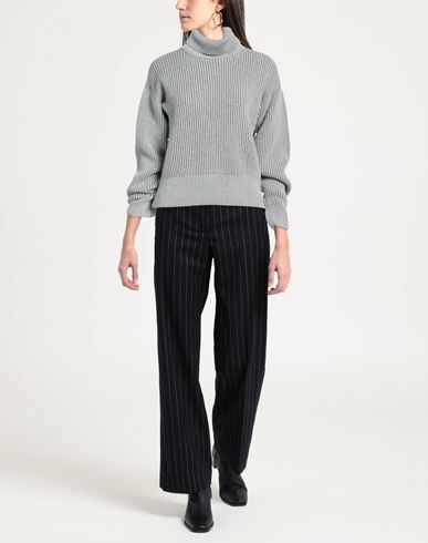 Woman Turtleneck Light grey Size M Wool, Viscose, Cashmere