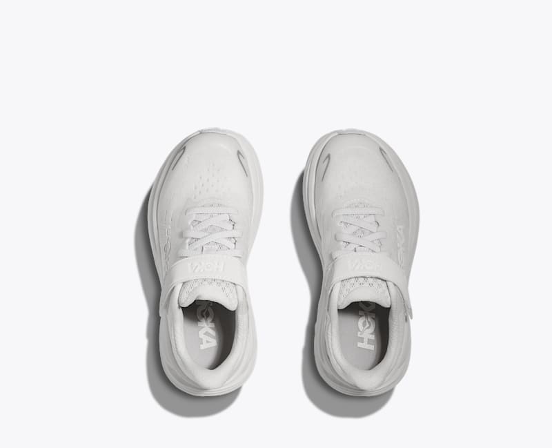 HOKA Clifton 10 Shoes in White/White