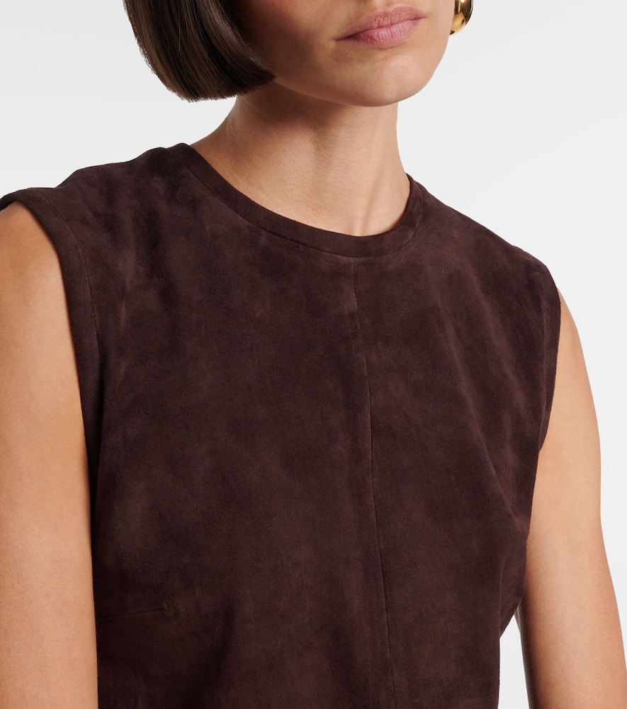 Miuccia suede top