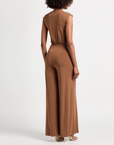 Woman Jumpsuit Brown Size 2 Acetate, Polyamide, Elastane