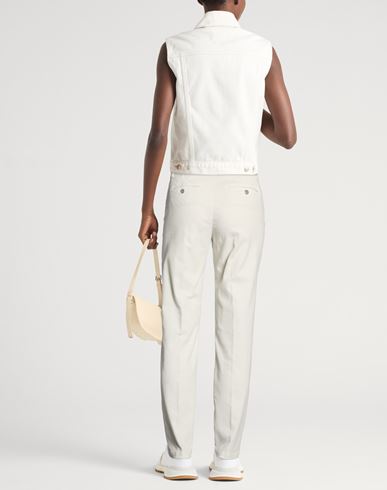 Jacob Cohёn Woman Pants Off white Size 10 Cotton, Lyocell, Elastane
