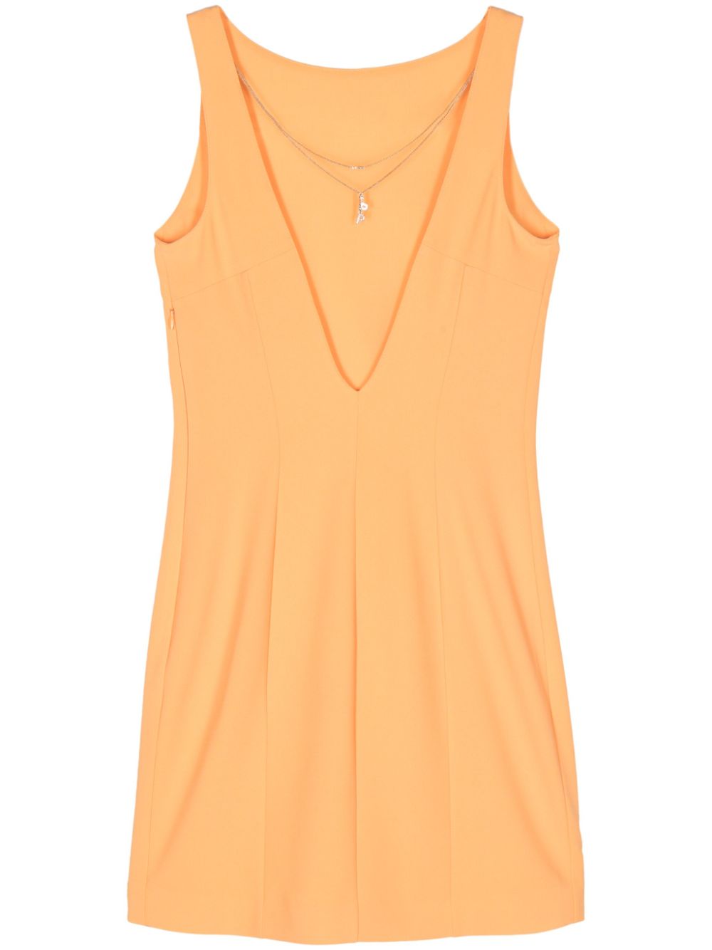 Chain-link mini dress - Orange