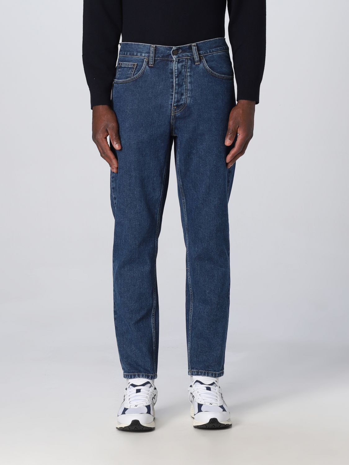 Pants Men color Blue