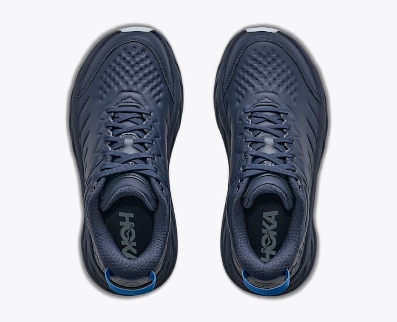 HOKA Women's Bondi SR Shoes in Varsity Navy/Glimmering Blue