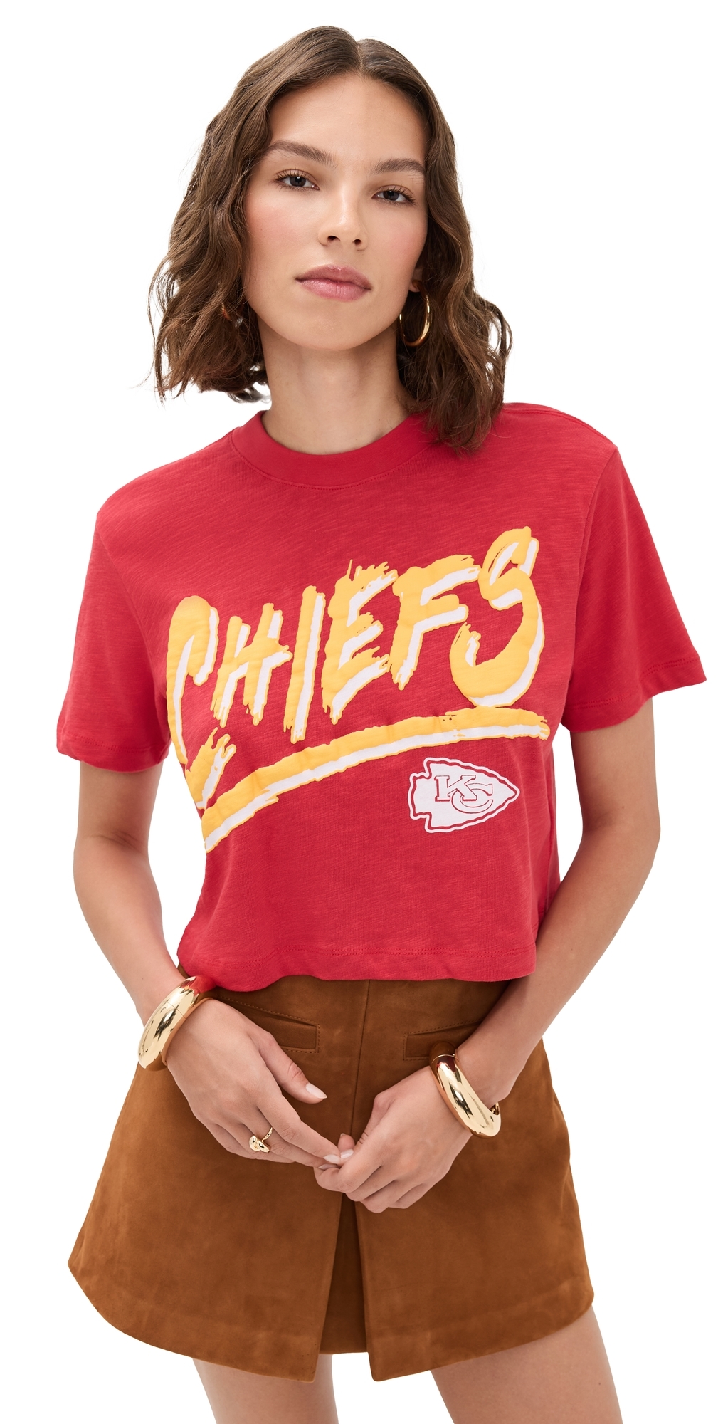 Chiefs Thrill MN Crop Tee Licorice