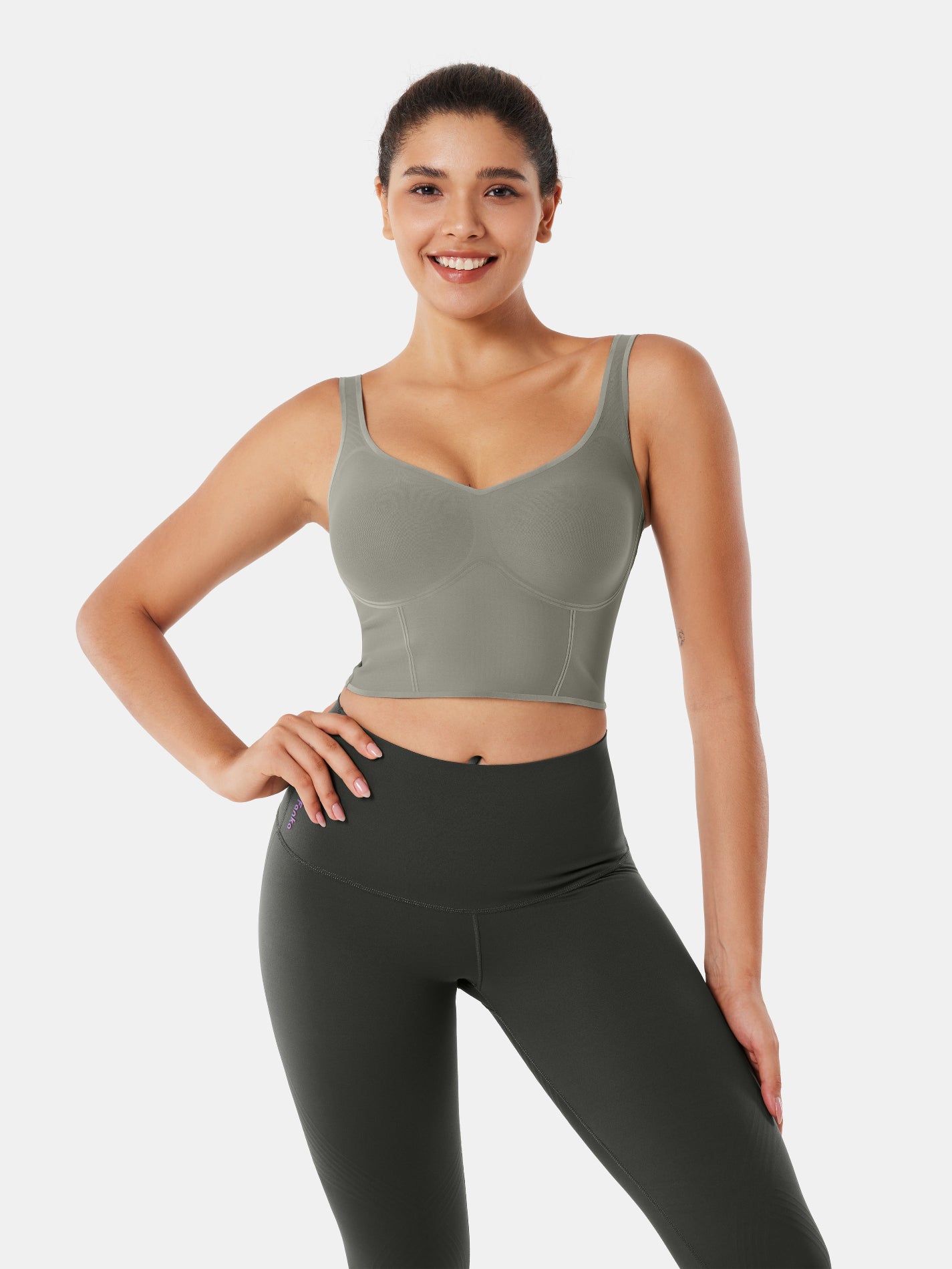 Body Sculpt Bra Tank - Moon Mist