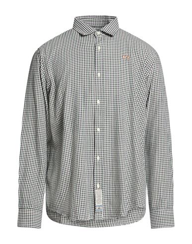 Man Shirt Green Size XXL Cotton