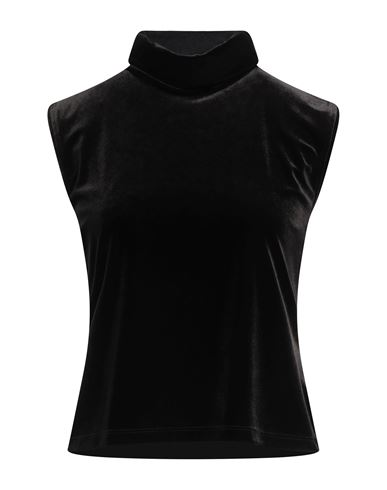 Woman Top Black Size M Polyester, Elastane
