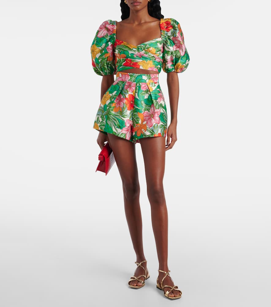 Alémais Amelia printed top