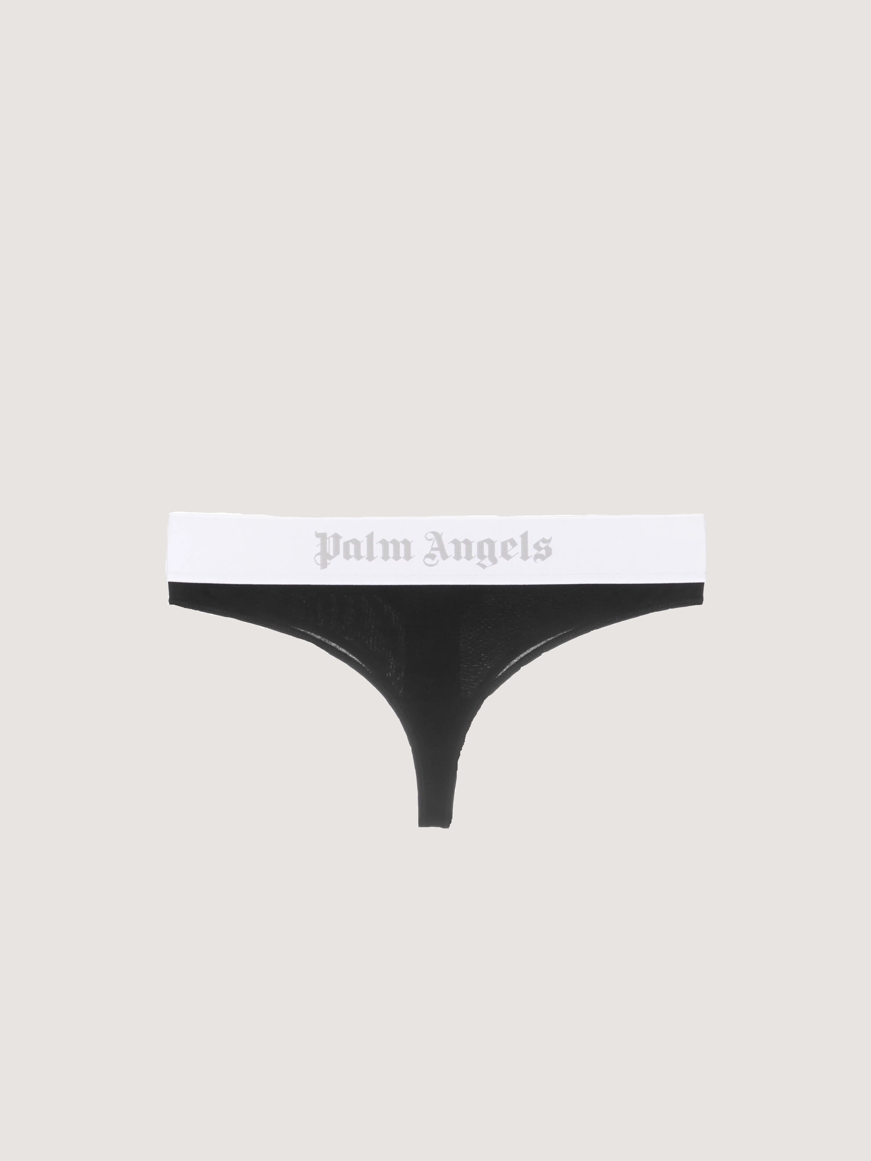 Classic Logo Brazilian Panties Woman  Black Light Grey