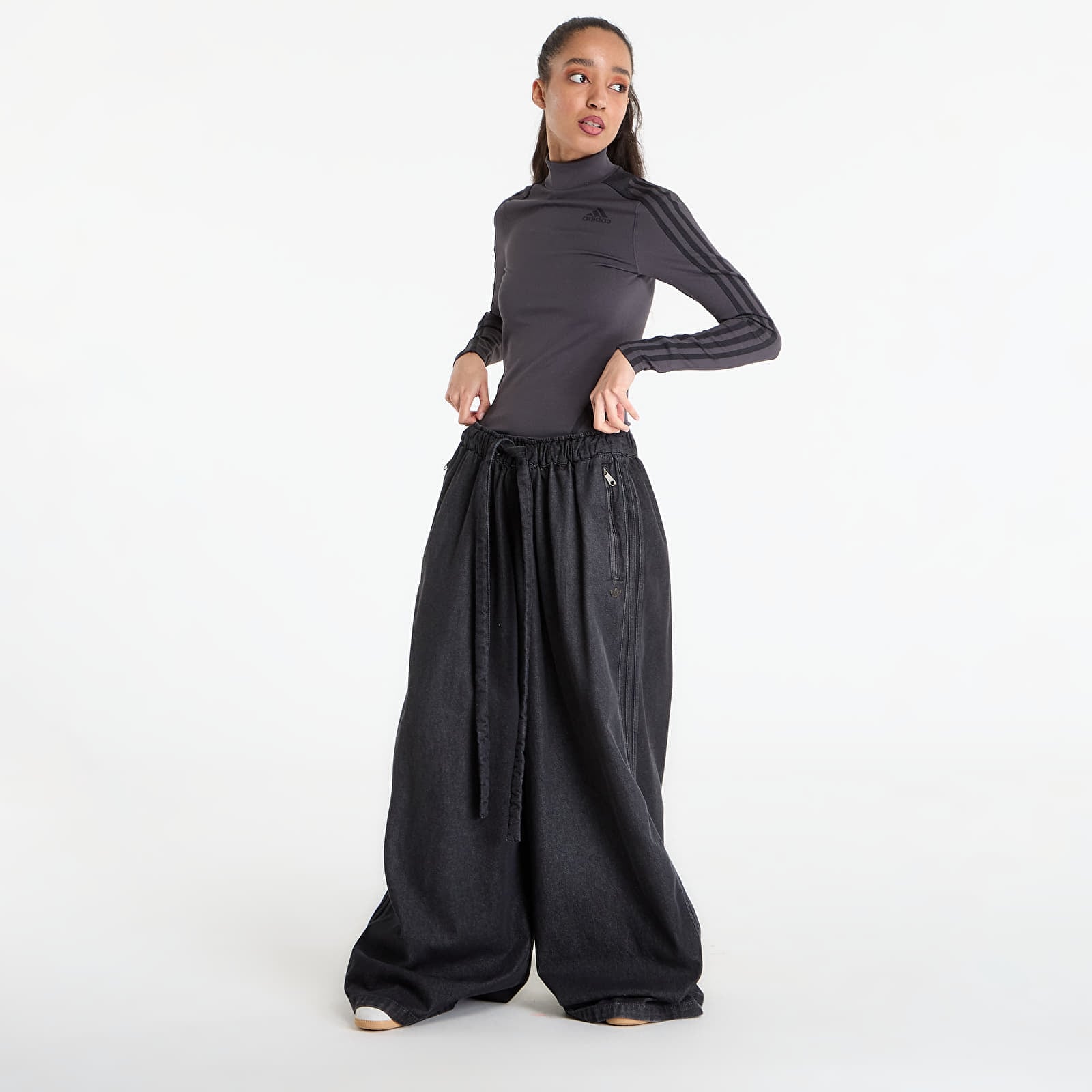 Pants adidas Denim Trackpants True Black Deni