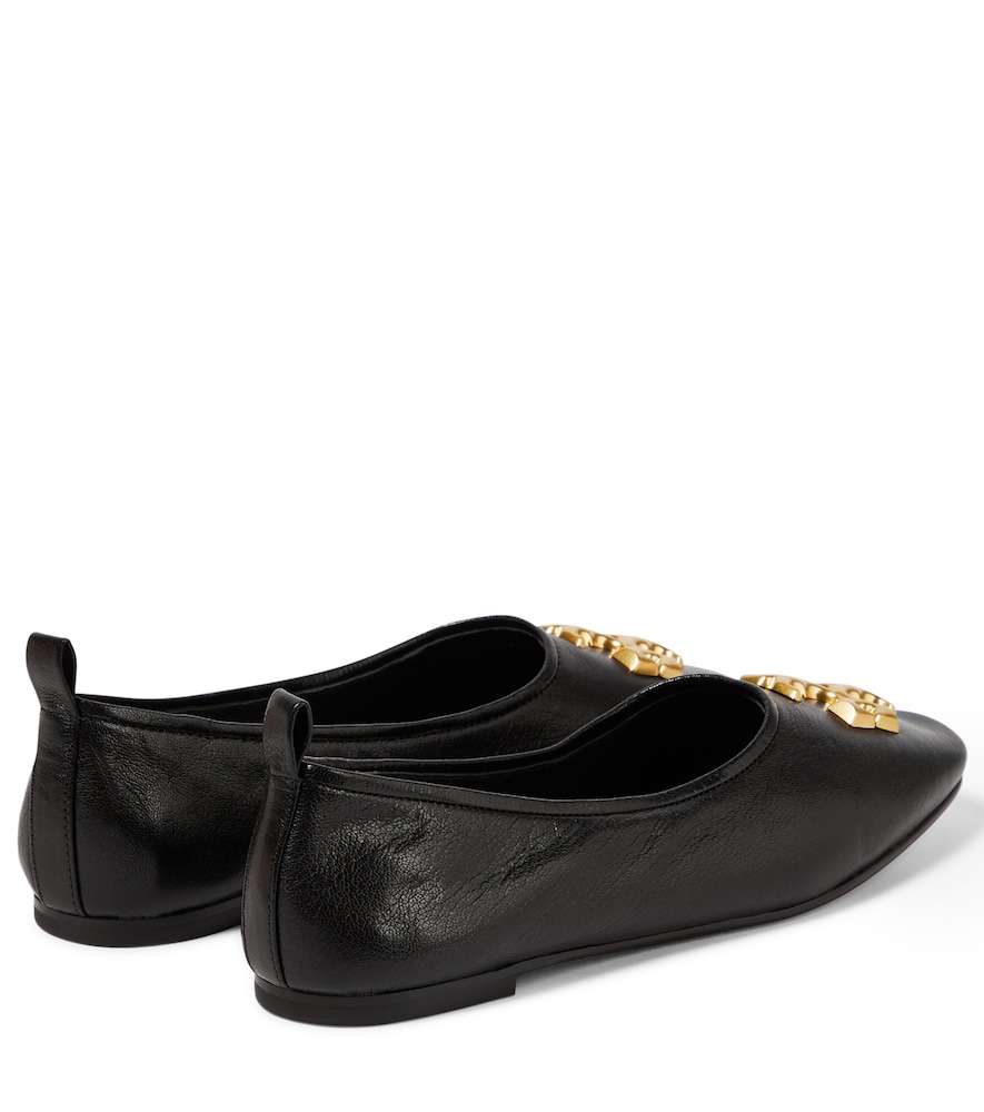 Tory Burch Eleanor leather ballet flats