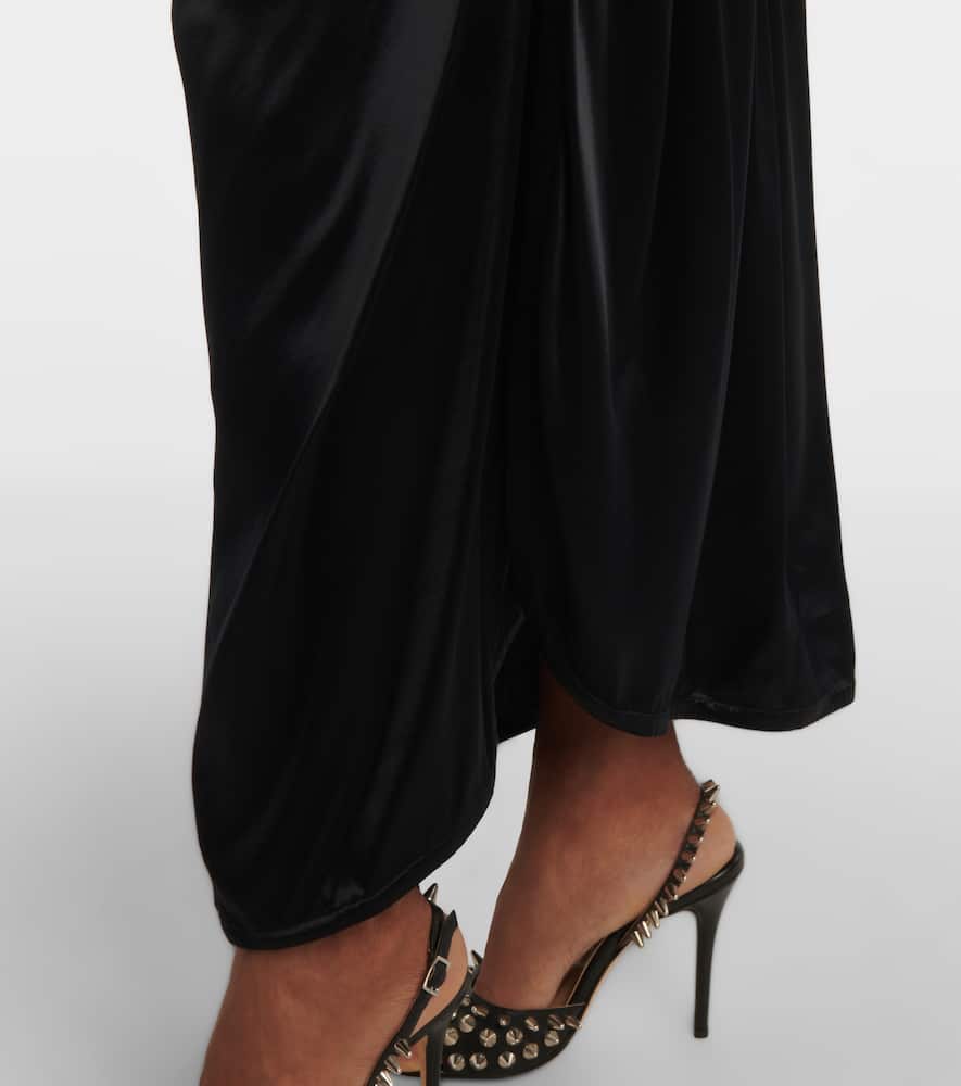 Ginny satin pencil dress
