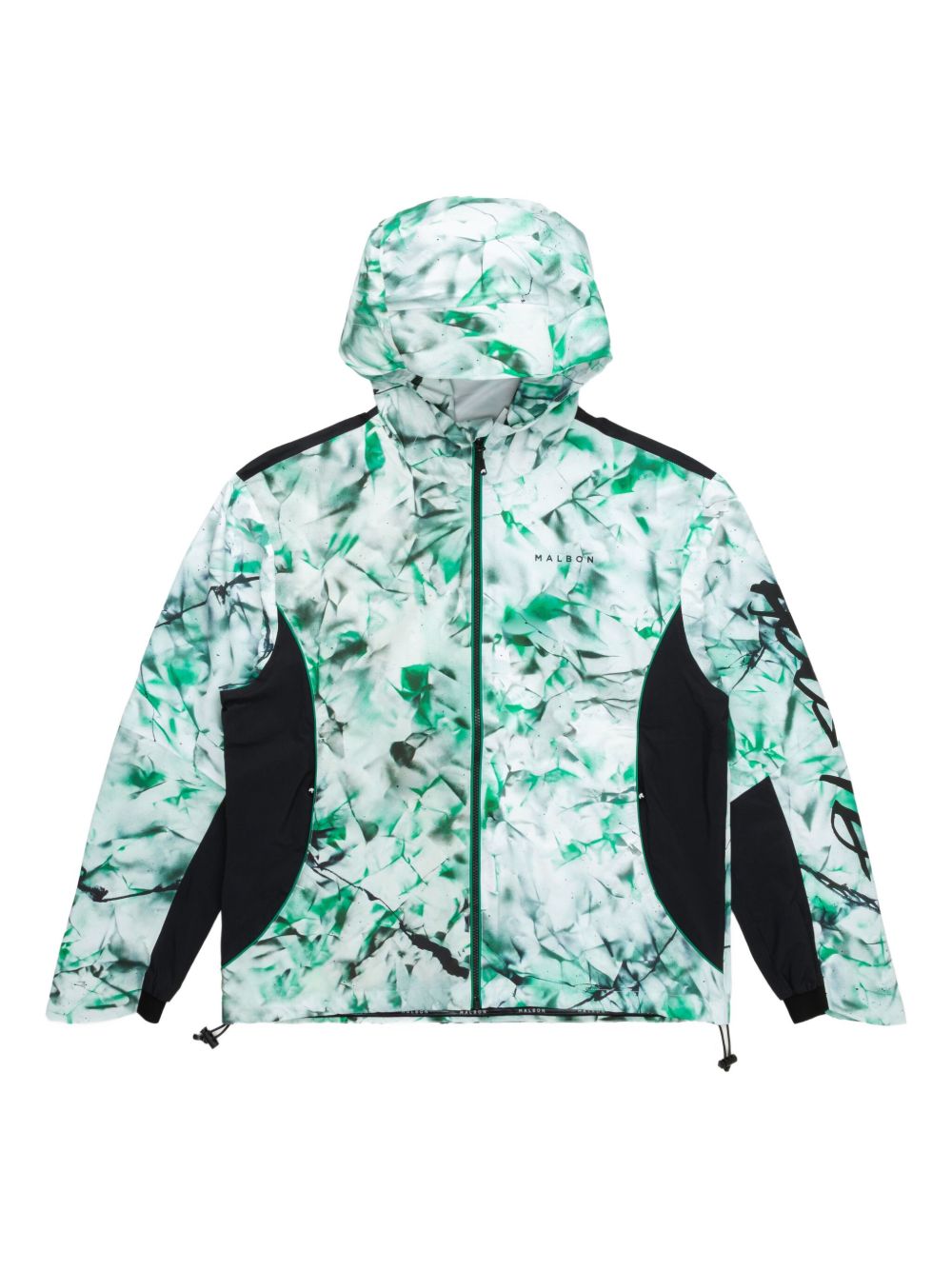 Crackle hooded jacket - White