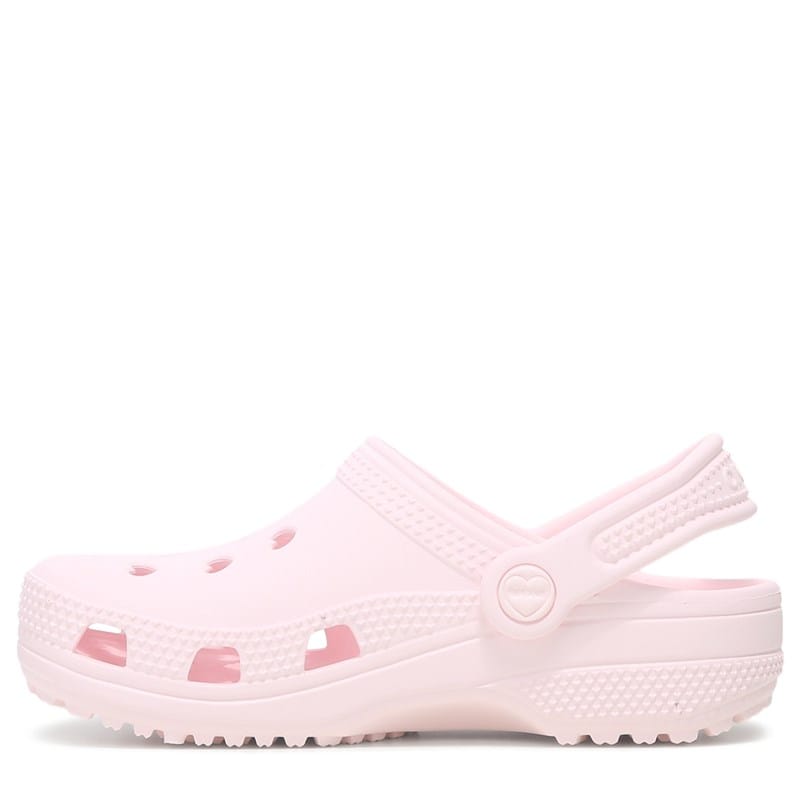 Kids' Classic Heart Cut Out Clog Little/Big Kid Shoes (Pink Bubble Ice)