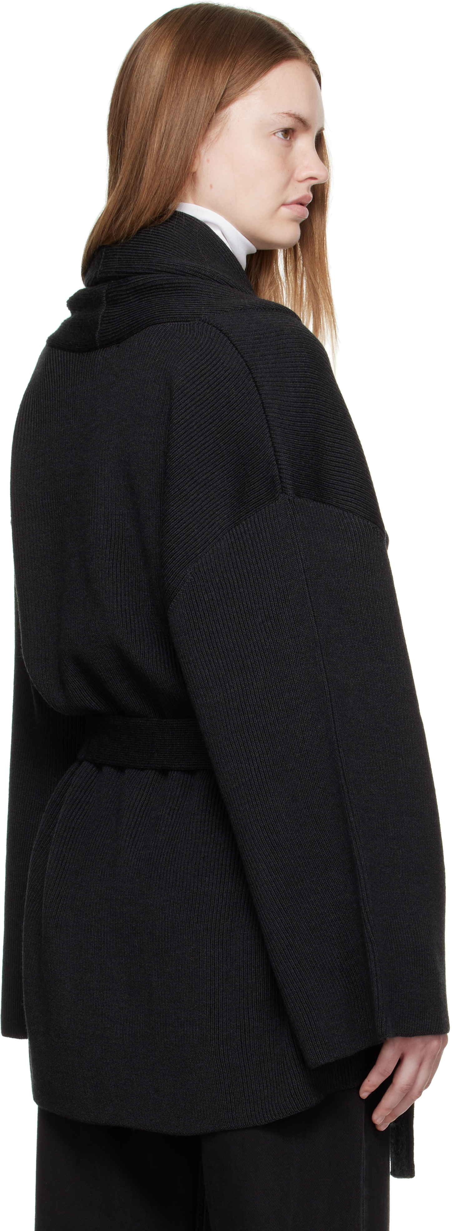 Gray Suki Short Cardigan