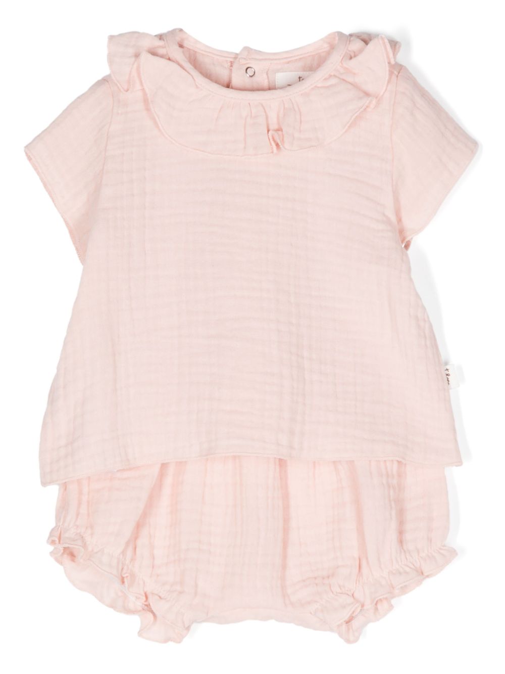 Muslin shorts set - Pink