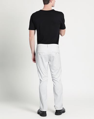 Man Pants Light grey Size 34 Lyocell, Cotton, Elastane