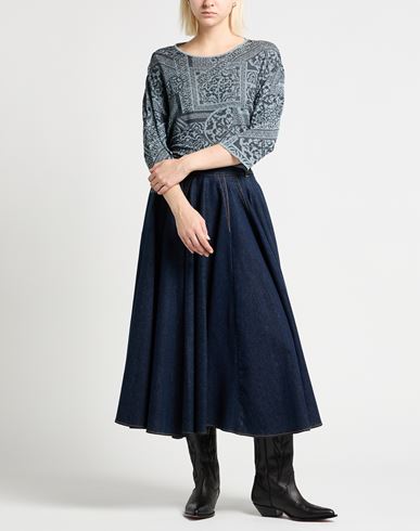 Woman Sweater Slate blue Size 4 Viscose, Polyamide