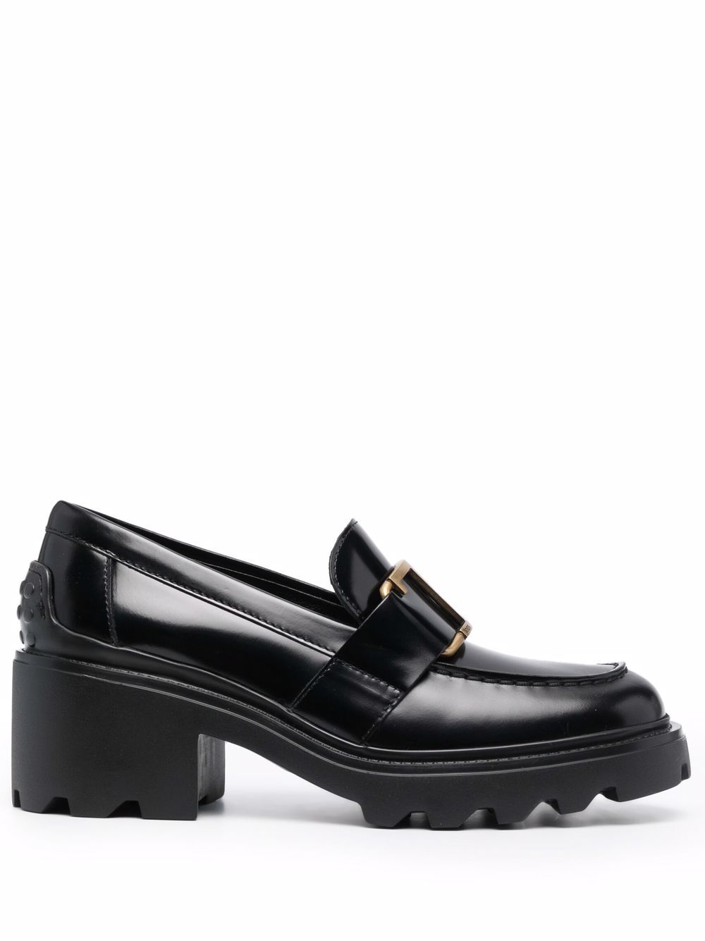 Logo-plaque 60mm loafers - Black