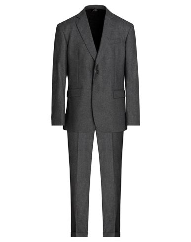 Man Suit Charcoal Size 40 Virgin Wool