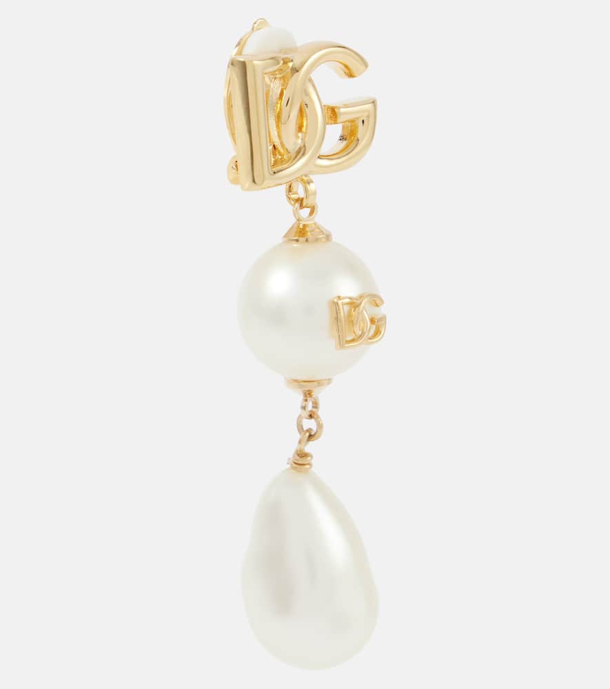 Dolce & Gabbana DG faux pearl earrings