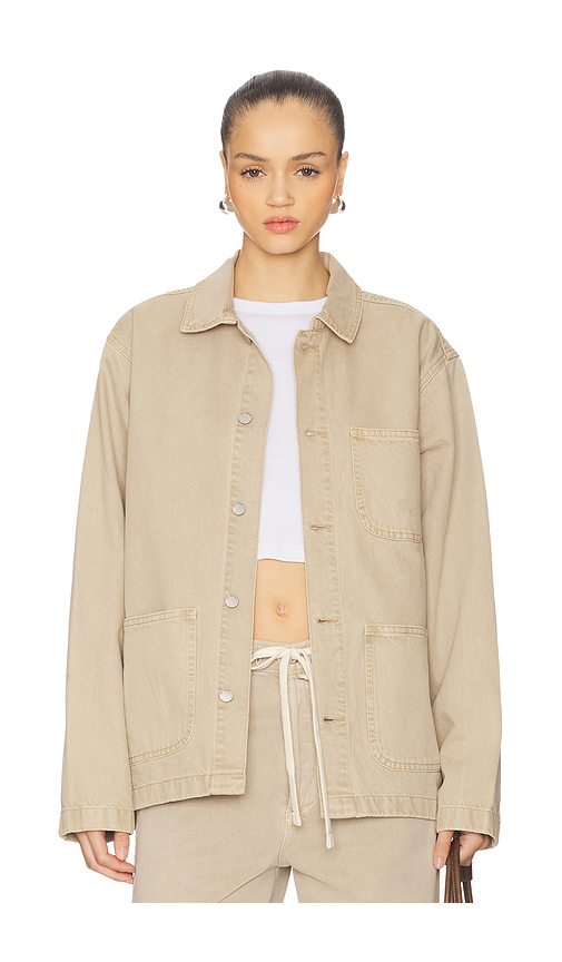 Dr. Denim Devon Worker Jacket in Beige. - XL also in L, M