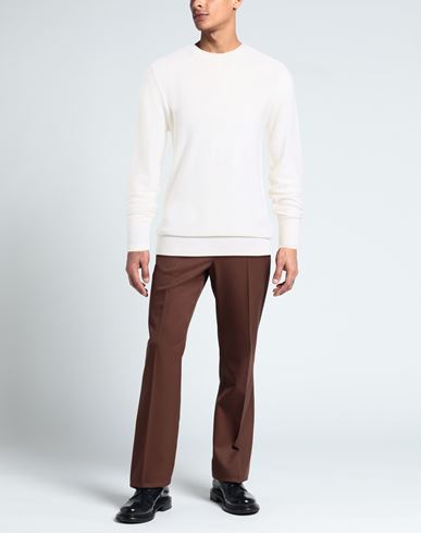Man Sweater Ivory Size 40 Wool