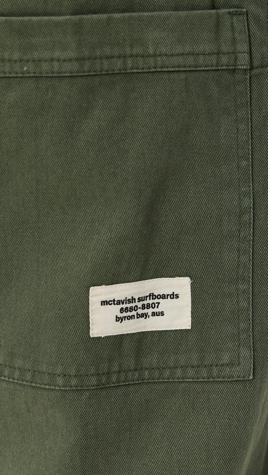 Twill Pull On Pants Green