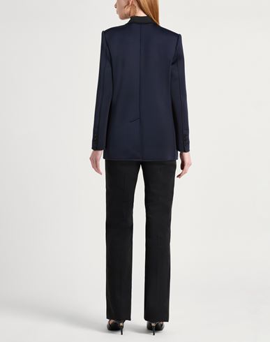 Woman Blazer Midnight blue Size 6 Polyester, Elastane