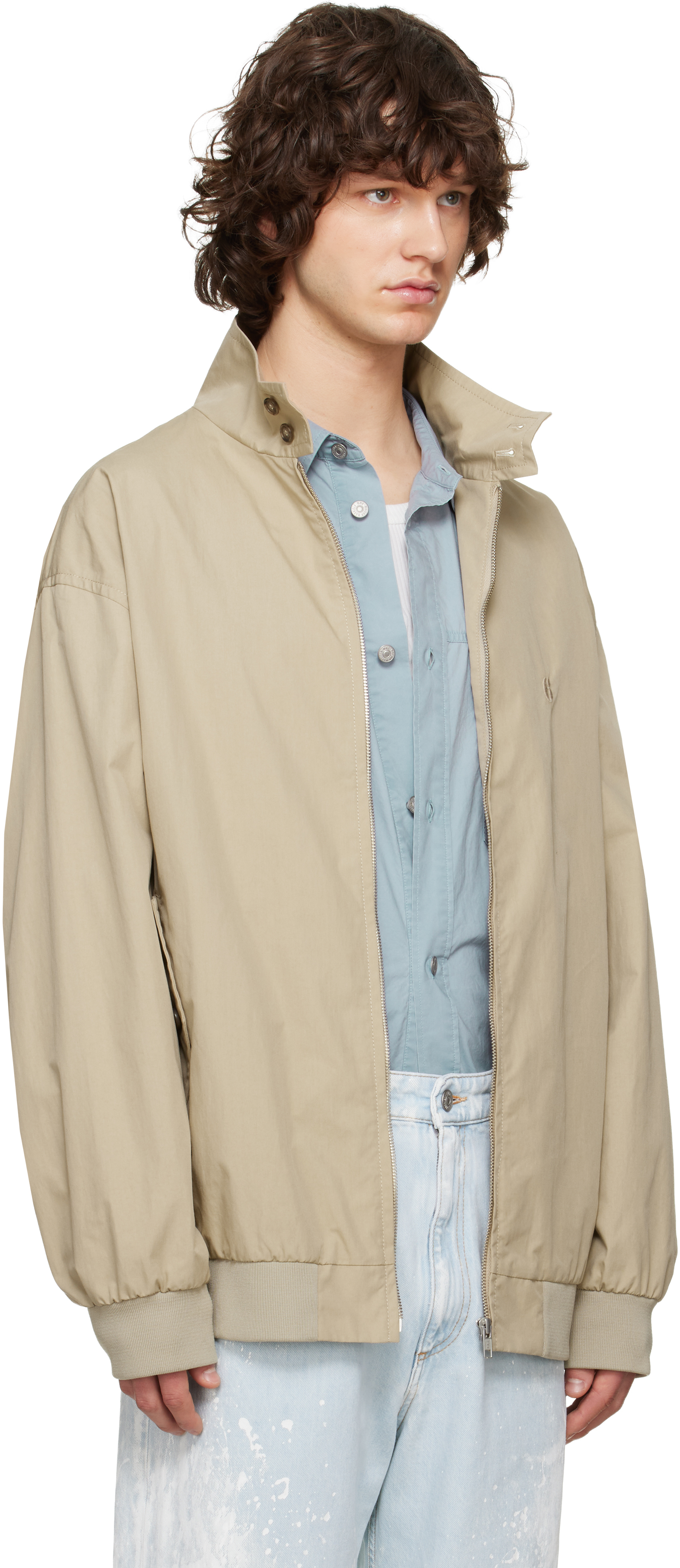 Beige Sports Jacket