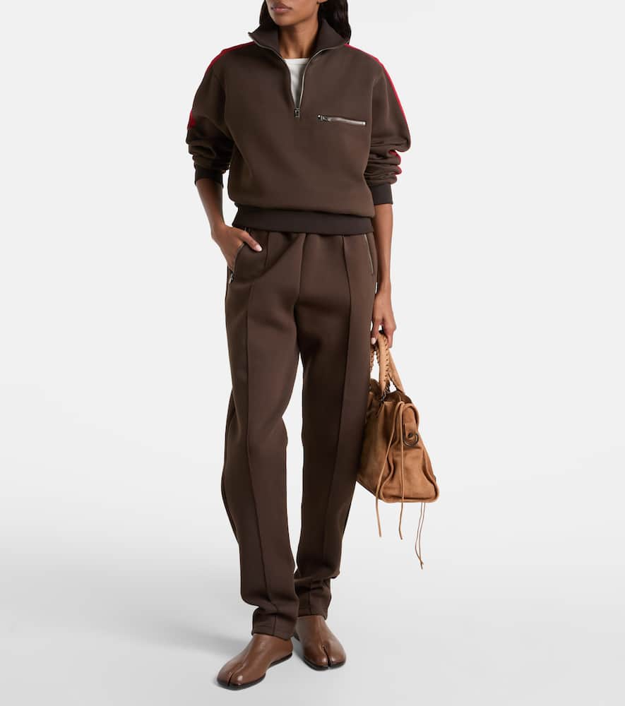 Cotton-blend sweatpants