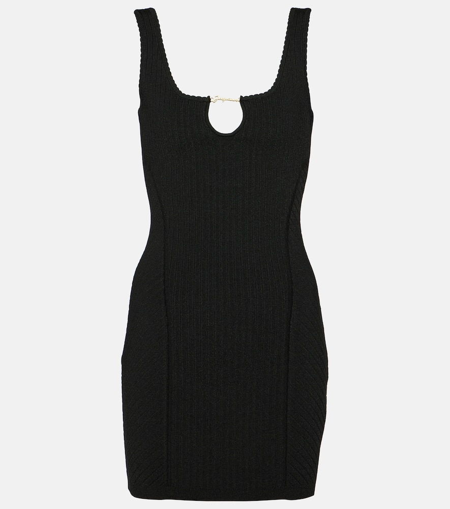 La Mini Robe Sierra ribbed-knit minidress