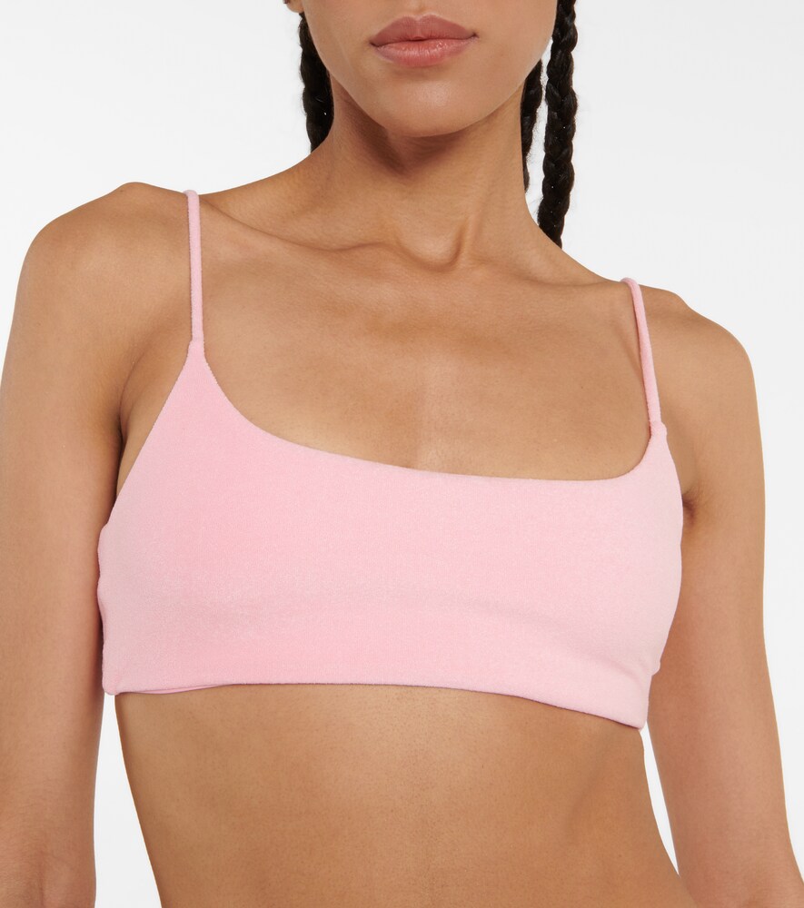 Exclusive to Mytheresa - Muse Scoop terry bikini top
