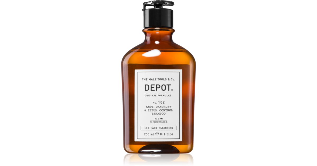 Depot No. 102 Anti-Dandruff and Sebum Control 1000 ml — Rebalancing Shampoo