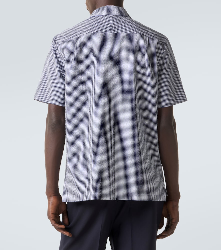 Gingham cotton shirt