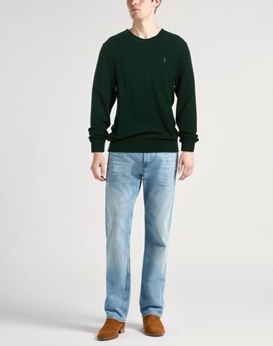 Man Sweater Green Size XL Wool