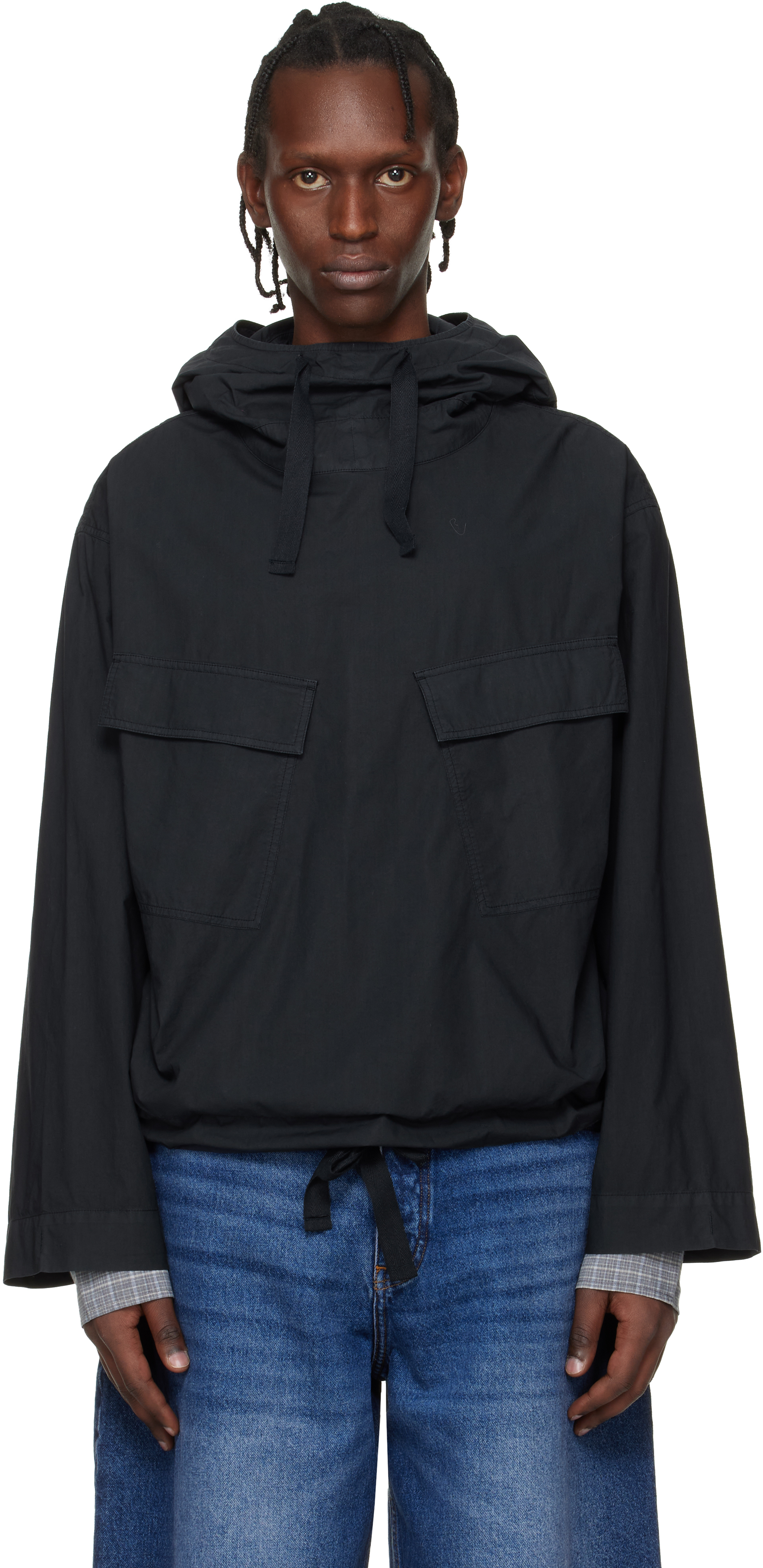 Navy Aaron Levine Edition Kirby Popover Jacket