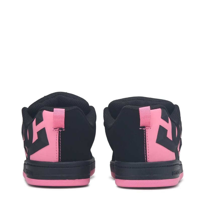 Kids' Court Graffik Sneaker Little/Big Kid Shoes (Black/Pink)