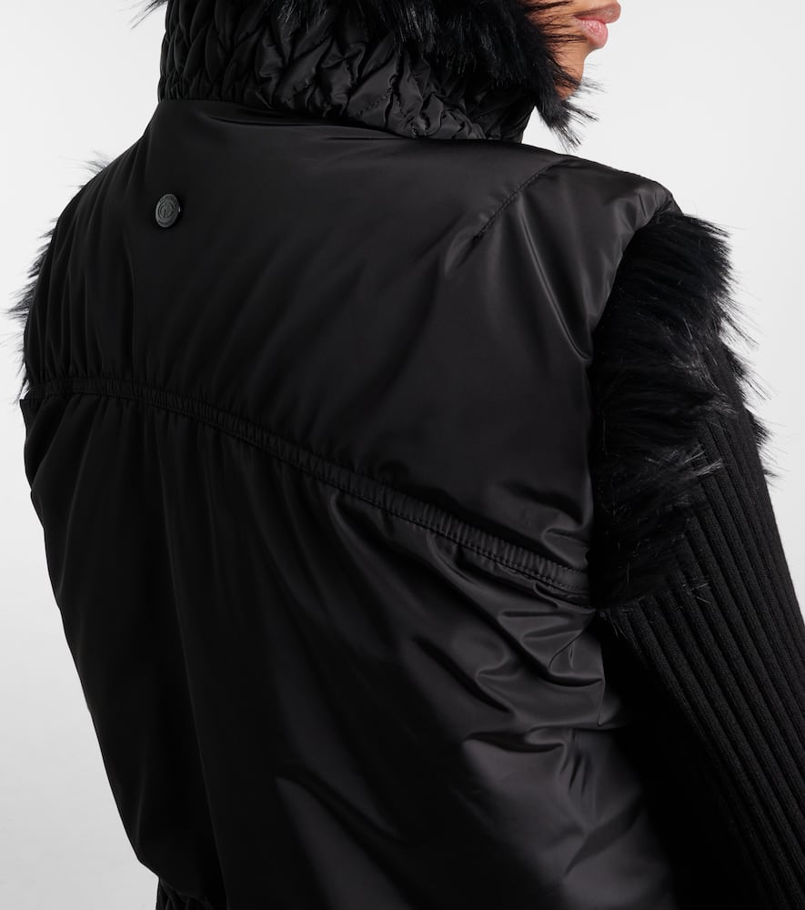 Dahlia reversible faux fur vest