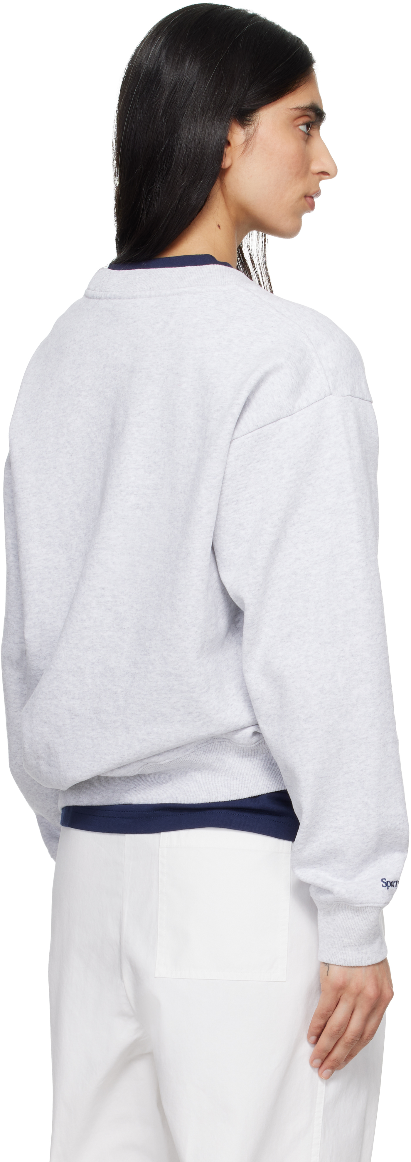 Gray '47 Edition Heritage Yankees Serif Sweatshirt