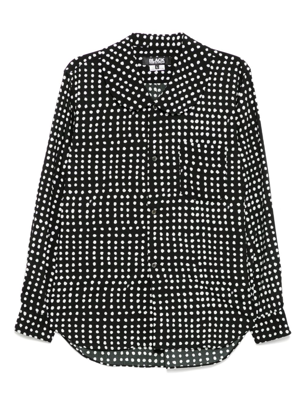 Filip Pagowski polka-dot shirt