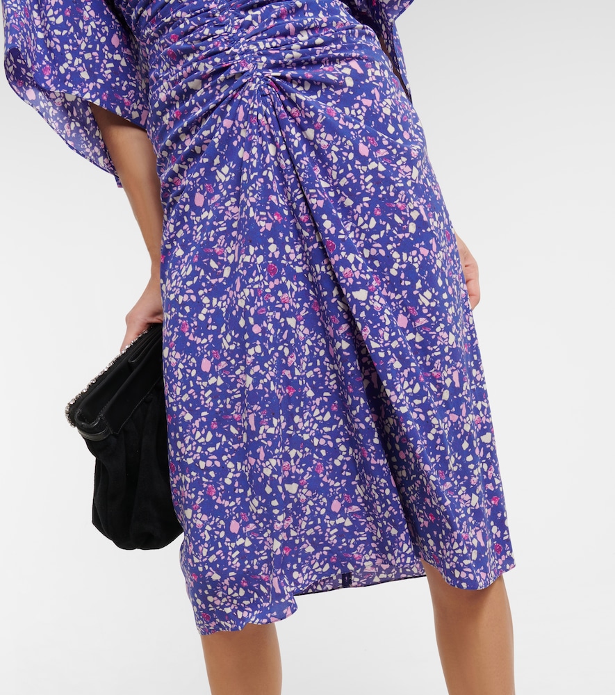 Lurner silk-blend midi dress