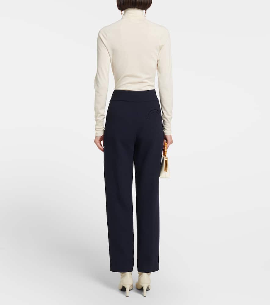 Blazé Milano Basque high-rise virgin wool pants