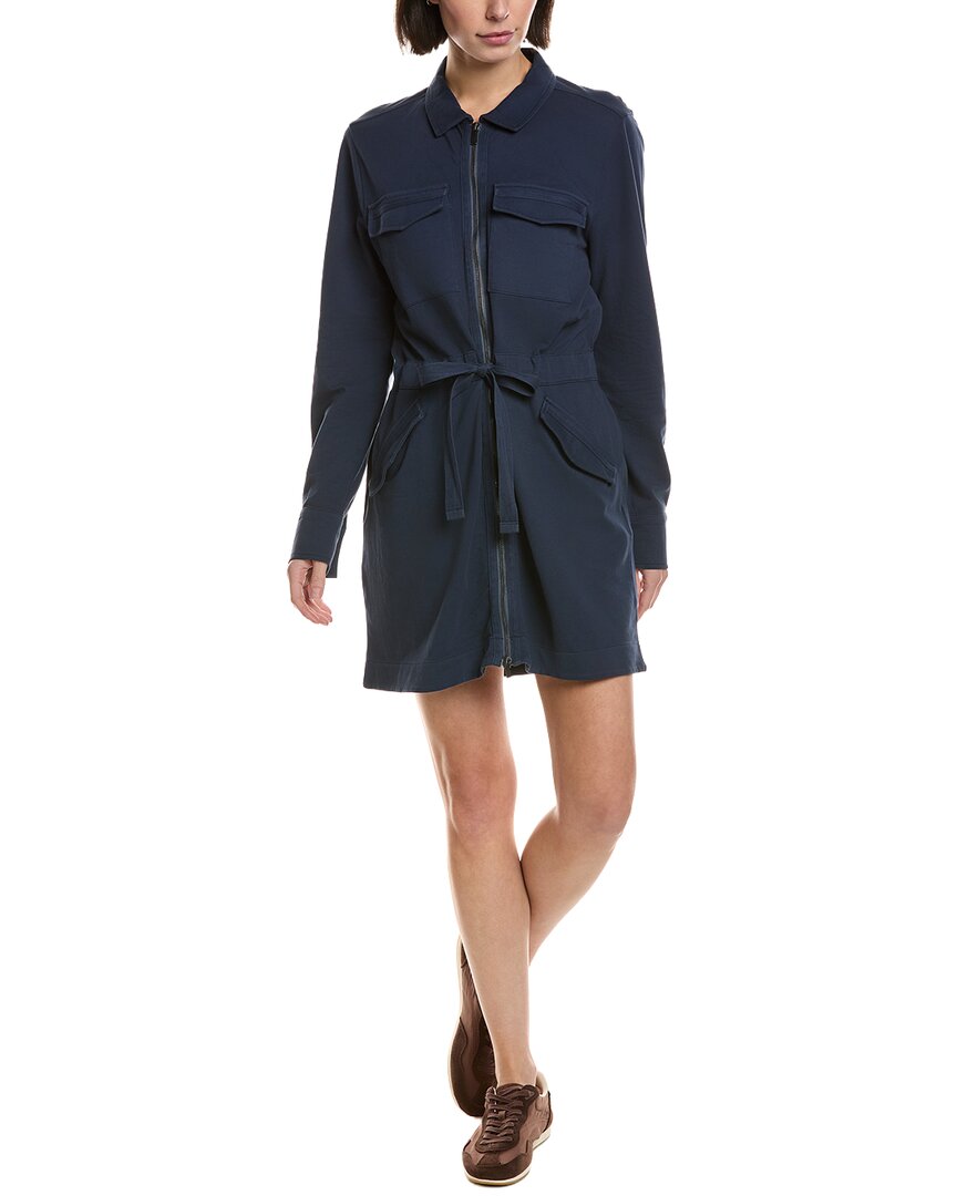 Front Zip Shirtdress
